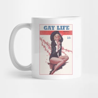 GAY LIFE STORIES - vintage retro gay book art Mug